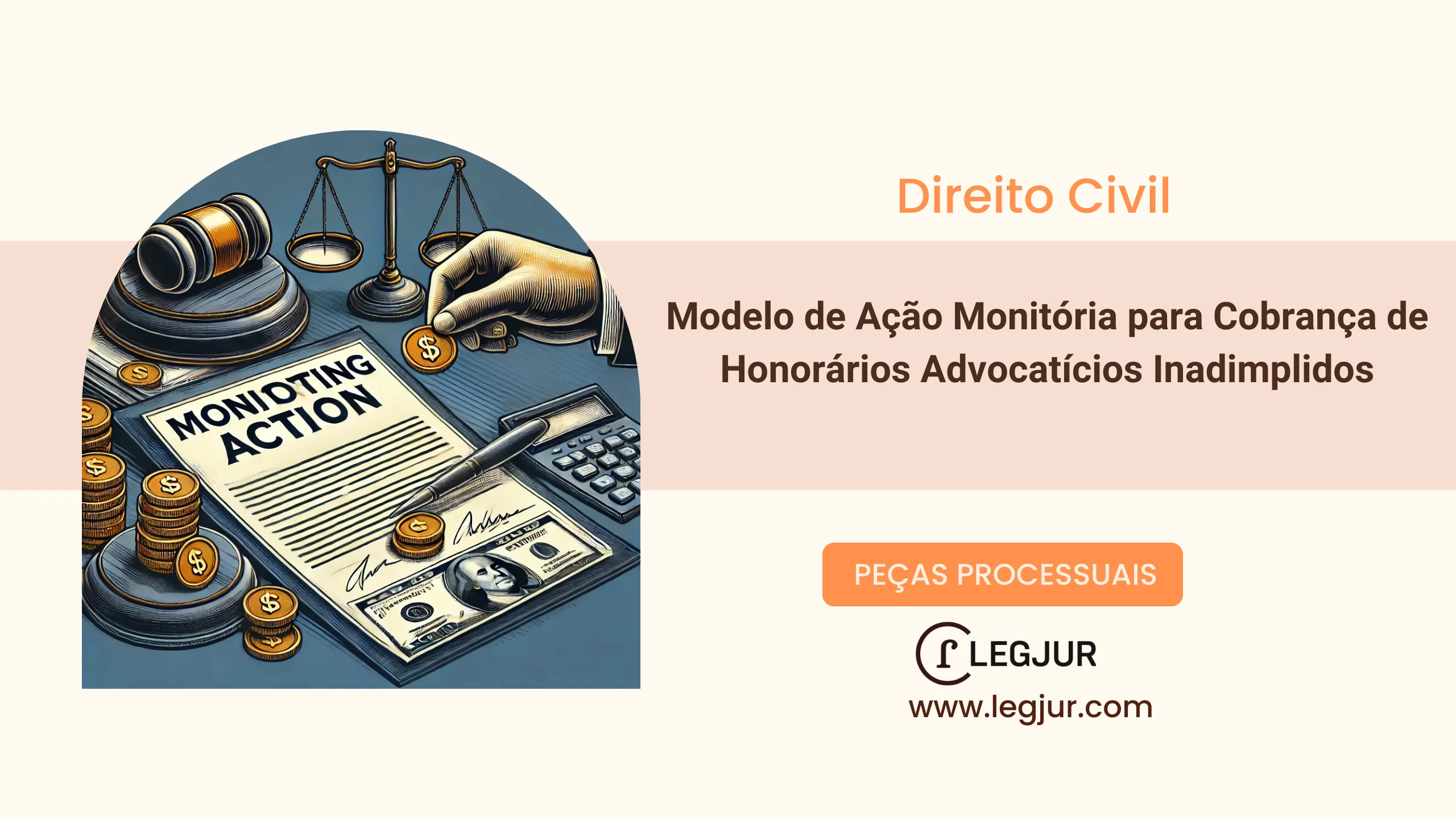 Modelo de Ação Monitória para Cobrança de Honorários Advocatícios Inadimplidos