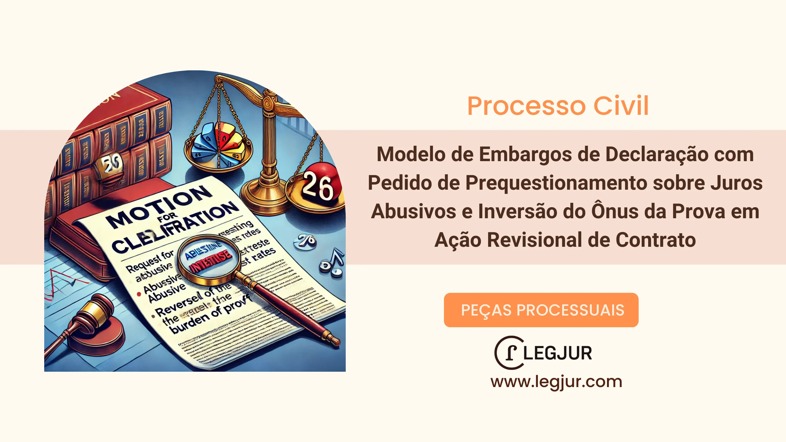 Modelo de Embargos de Declaração com Pedido de Prequestionamento sobre Juros Abusivos e Inversão do Ônus da Prova em Ação Revisional de Contrato