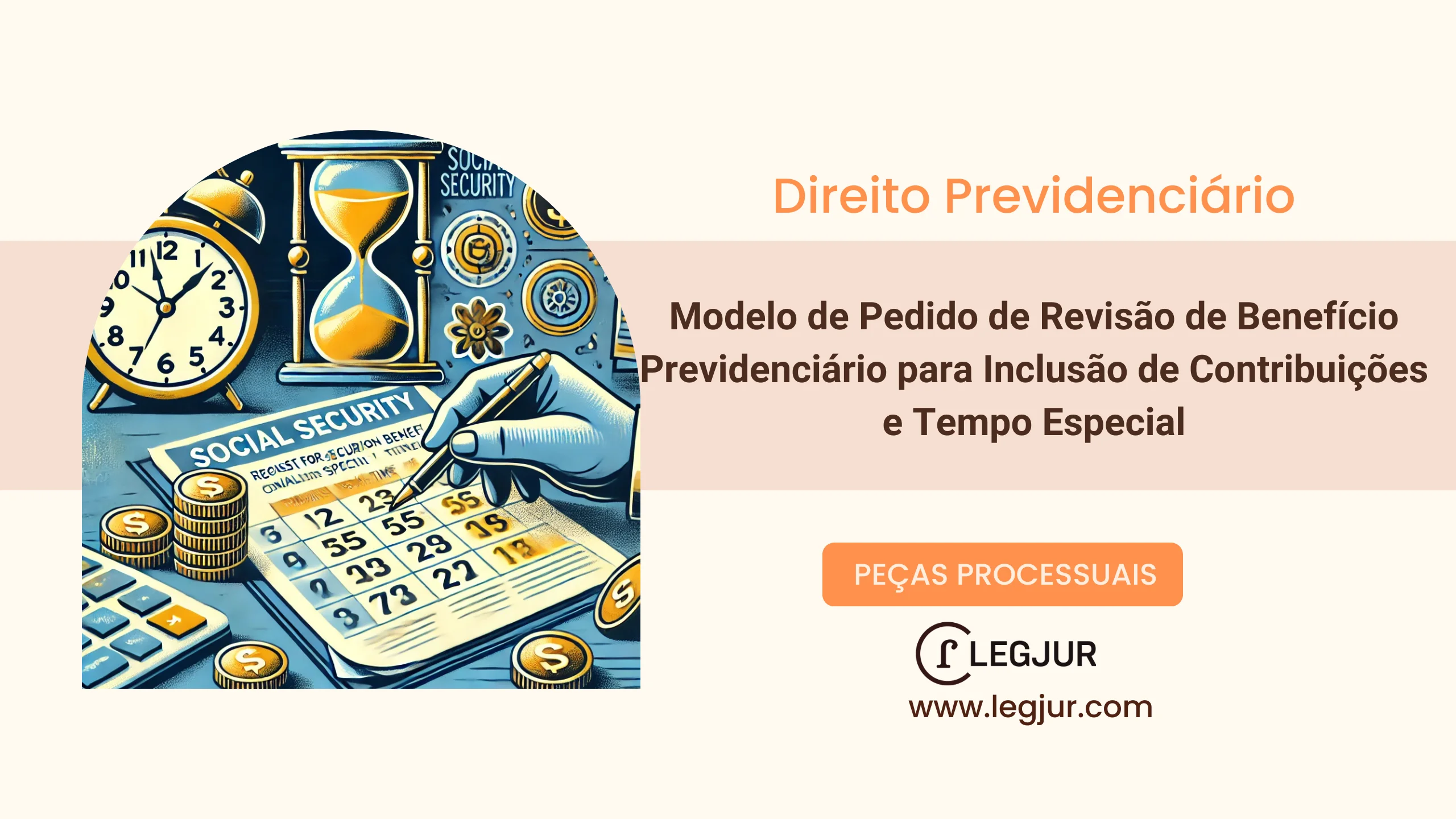 Modelo de Pedido de Revisão de Benefício Previdenciário para Inclusão de Contribuições e Tempo Especial