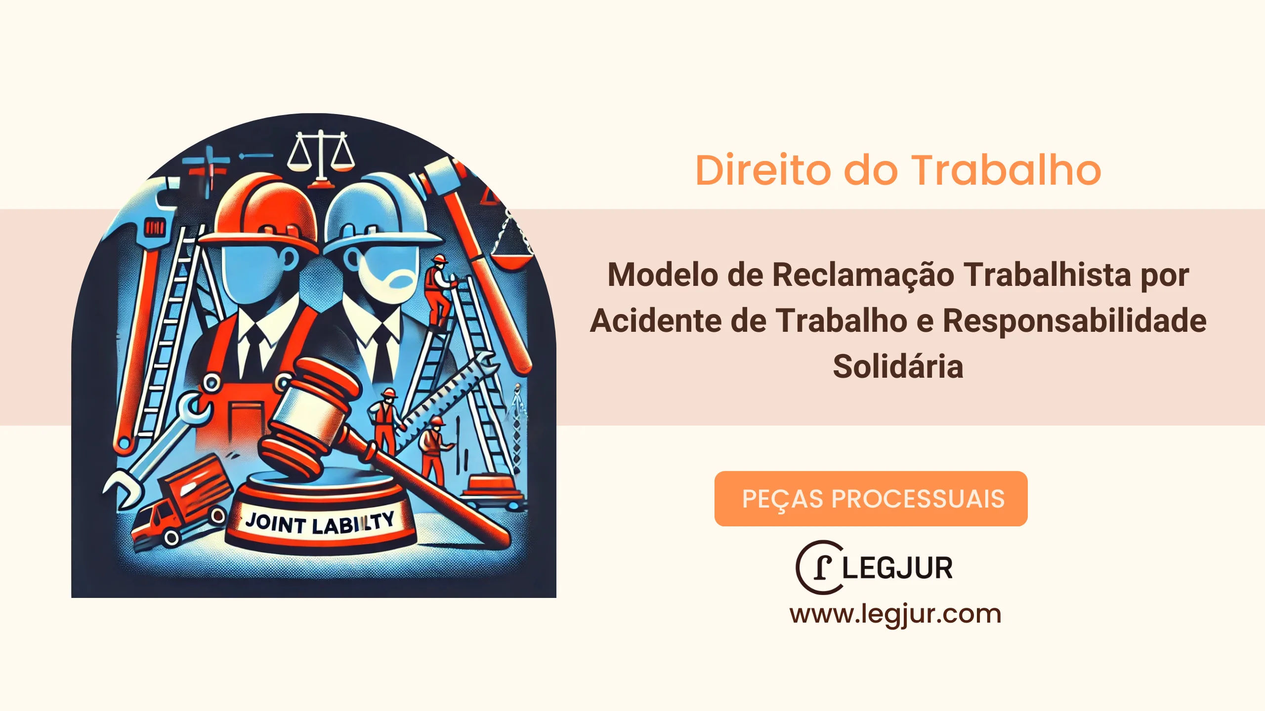 Modelo de Contestação à Reclamação Trabalhista Questionando Responsabilidade por Acidente em Contratação de Serviços Terceirizados