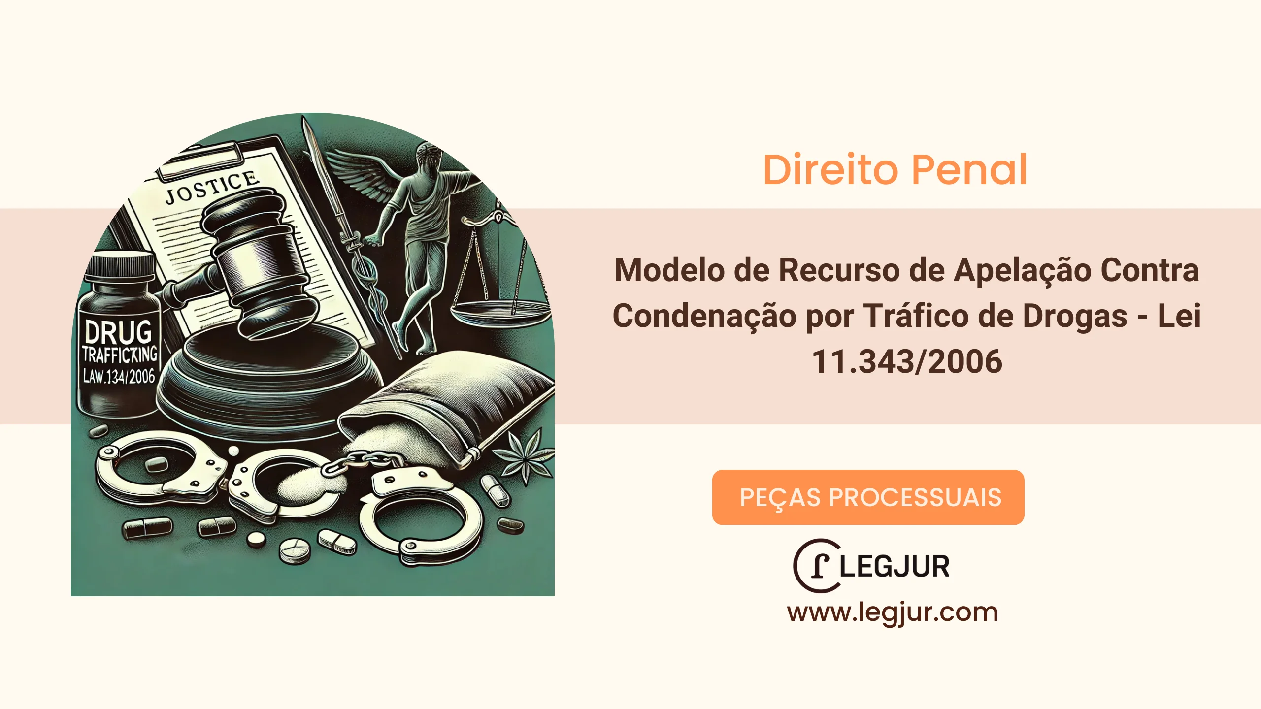 Modelo de Recurso de Apelação Contra Condenação por Tráfico de Drogas - Lei 11.343/2006