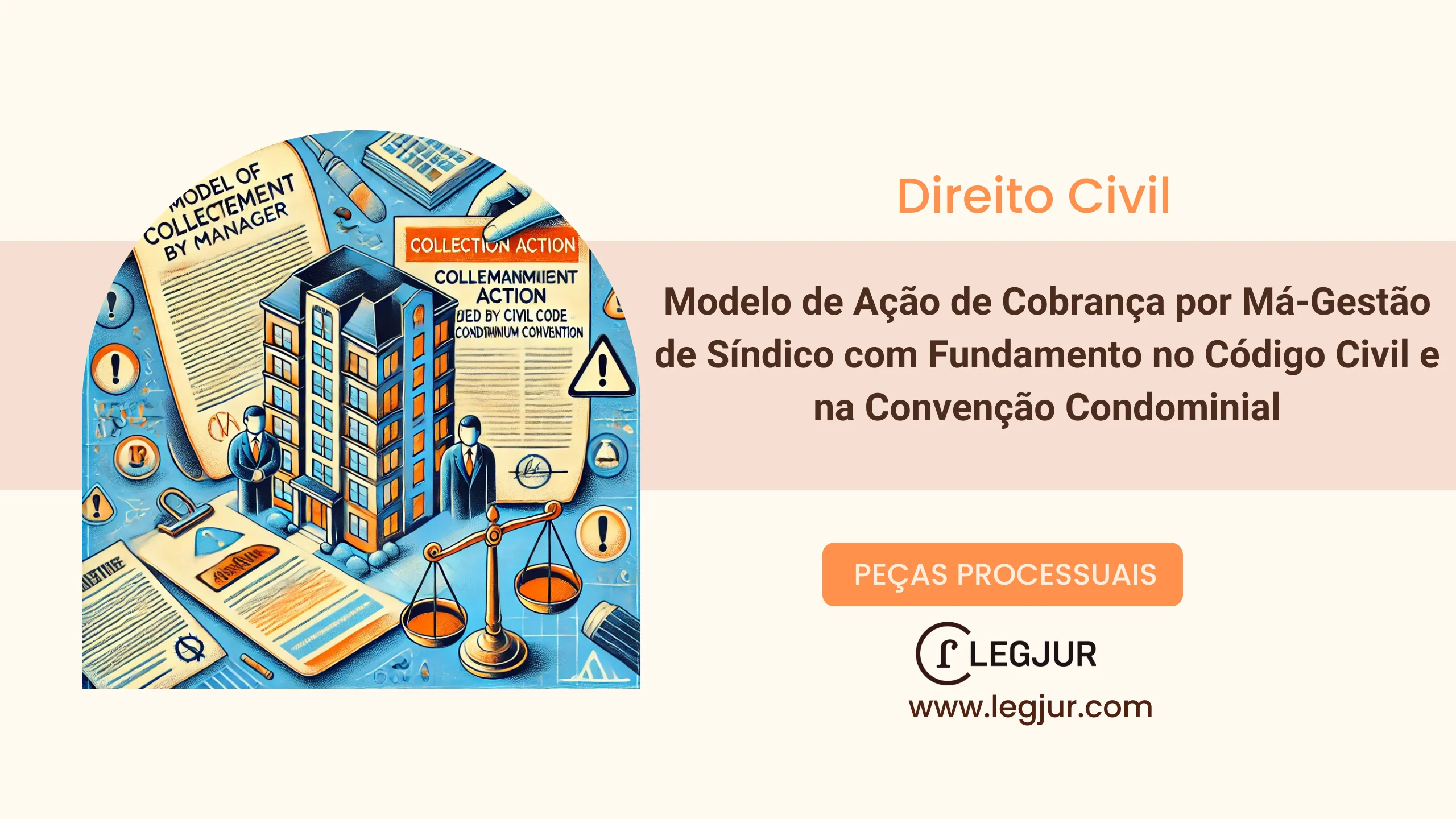 Modelo de Ação de Cobrança por Má-Gestão de Síndico com Fundamento no Código Civil e na Convenção Condominial