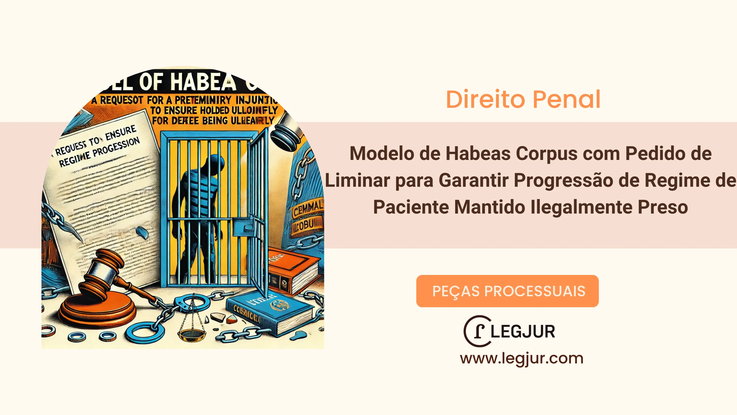 Modelo de Habeas Corpus com Pedido de Liminar para Garantir Progressão de Regime de Paciente Mantido Ilegalmente Preso