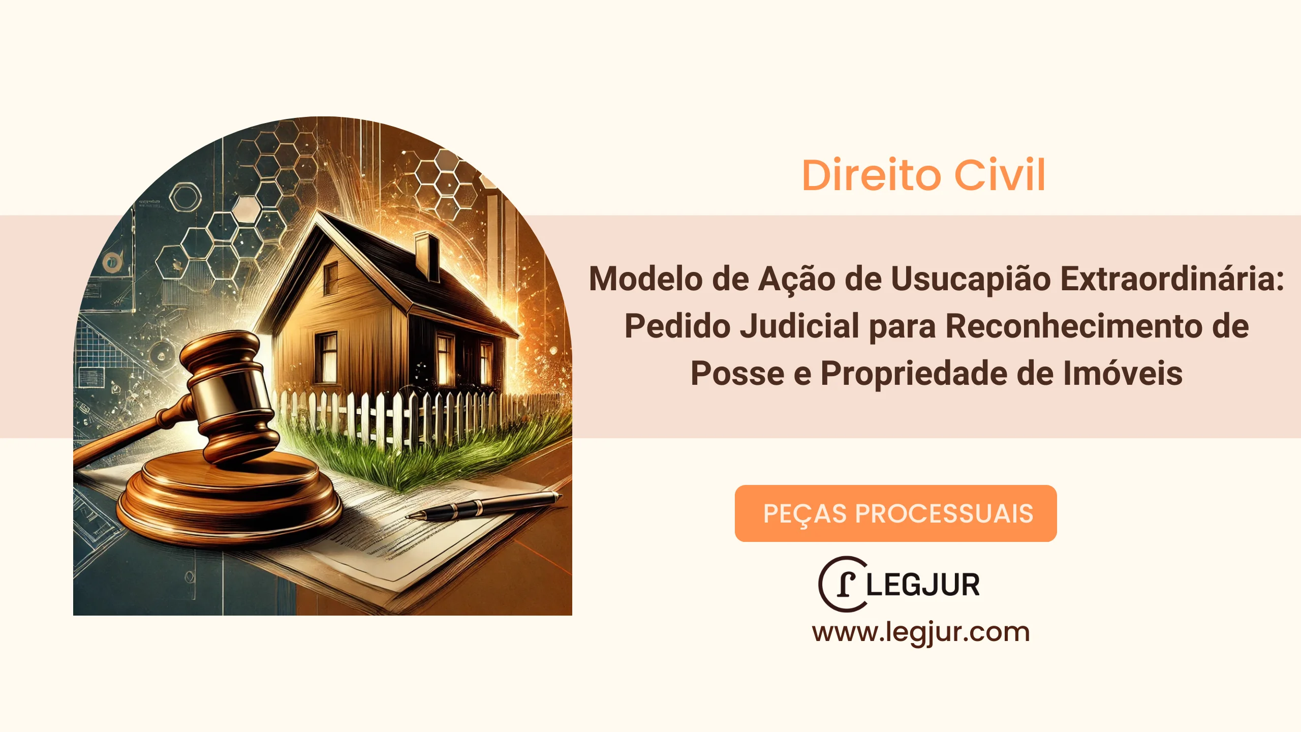 Modelo de Ação de Usucapião Extraordinária: Pedido Judicial para Reconhecimento de Posse e Propriedade de Imóveis