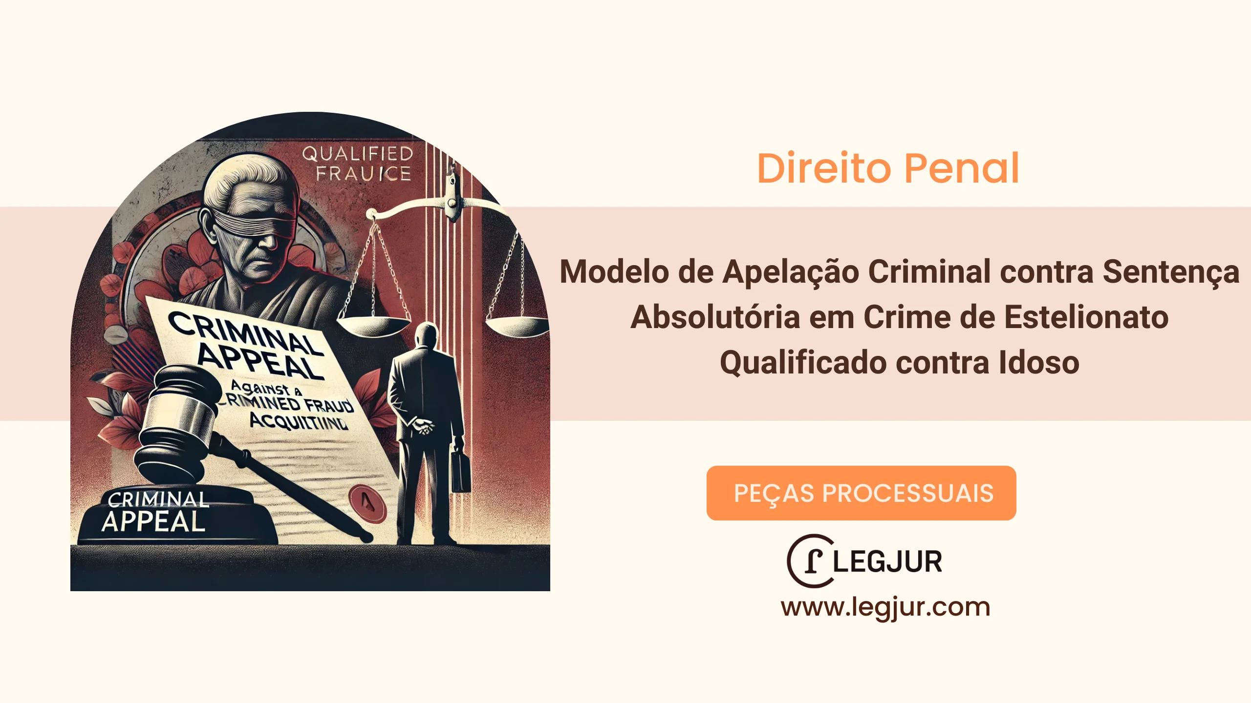 Modelo de Apelação Criminal contra Sentença Absolutória em Crime de Estelionato Qualificado contra Idoso