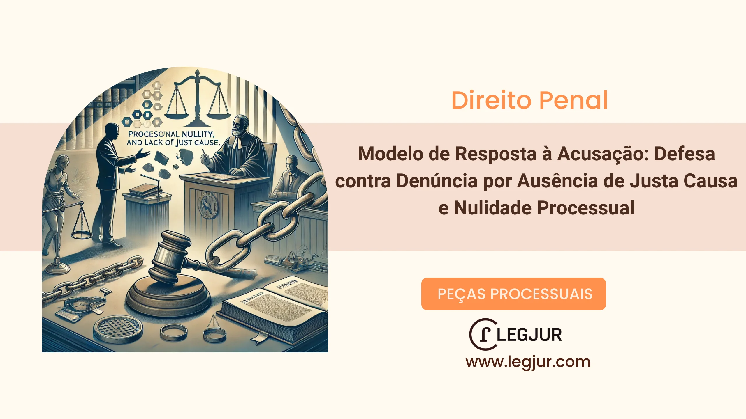 Modelo de Resposta à Acusação: Defesa contra Denúncia por Ausência de Justa Causa e Nulidade Processual