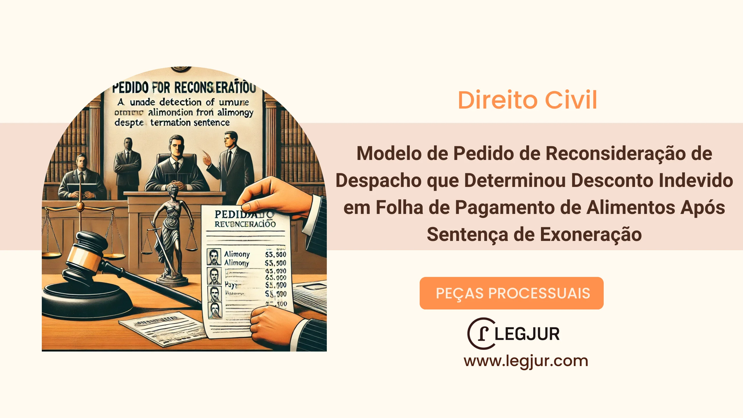 Modelo de Pedido de Reconsideração de Despacho que Determinou Desconto Indevido em Folha de Pagamento de Alimentos Após Sentença de Exoneração