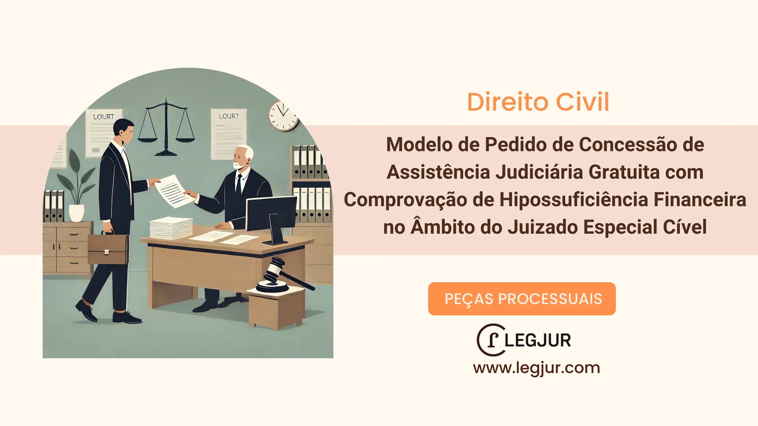 Modelo de Pedido de Concessão de Assistência Judiciária Gratuita com Comprovação de Hipossuficiência Financeira no Âmbito do Juizado Especial Cível