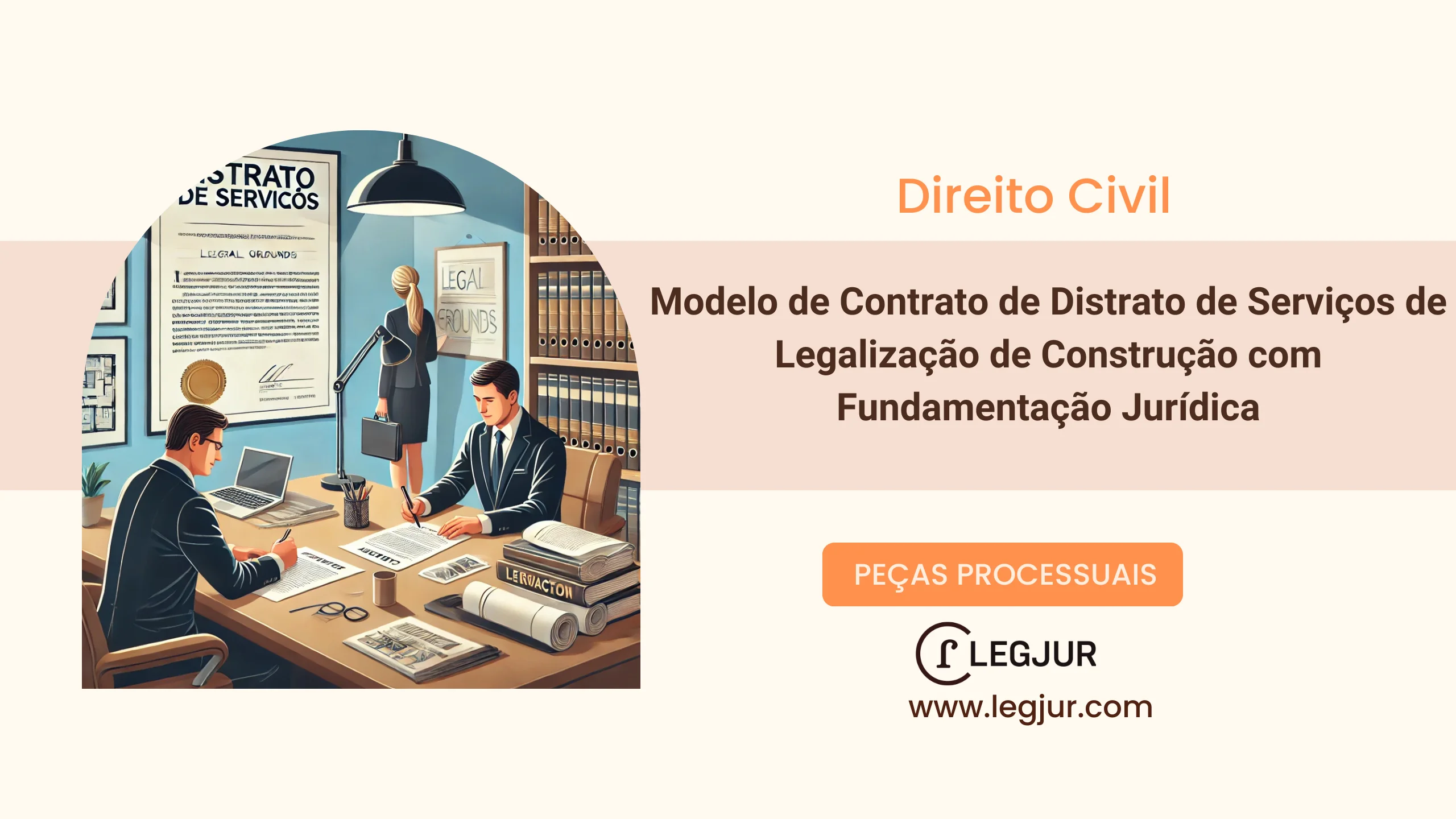 Modelo de Contrato de Distrato de Serviços de Legalização de Construção com Fundamentação Jurídica