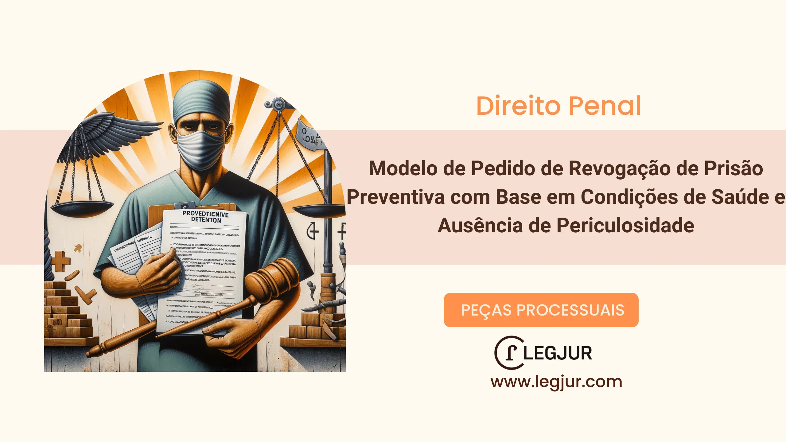 Modelo de Pedido de Revogação de Prisão Preventiva com Base em Condições de Saúde e Ausência de Periculosidade