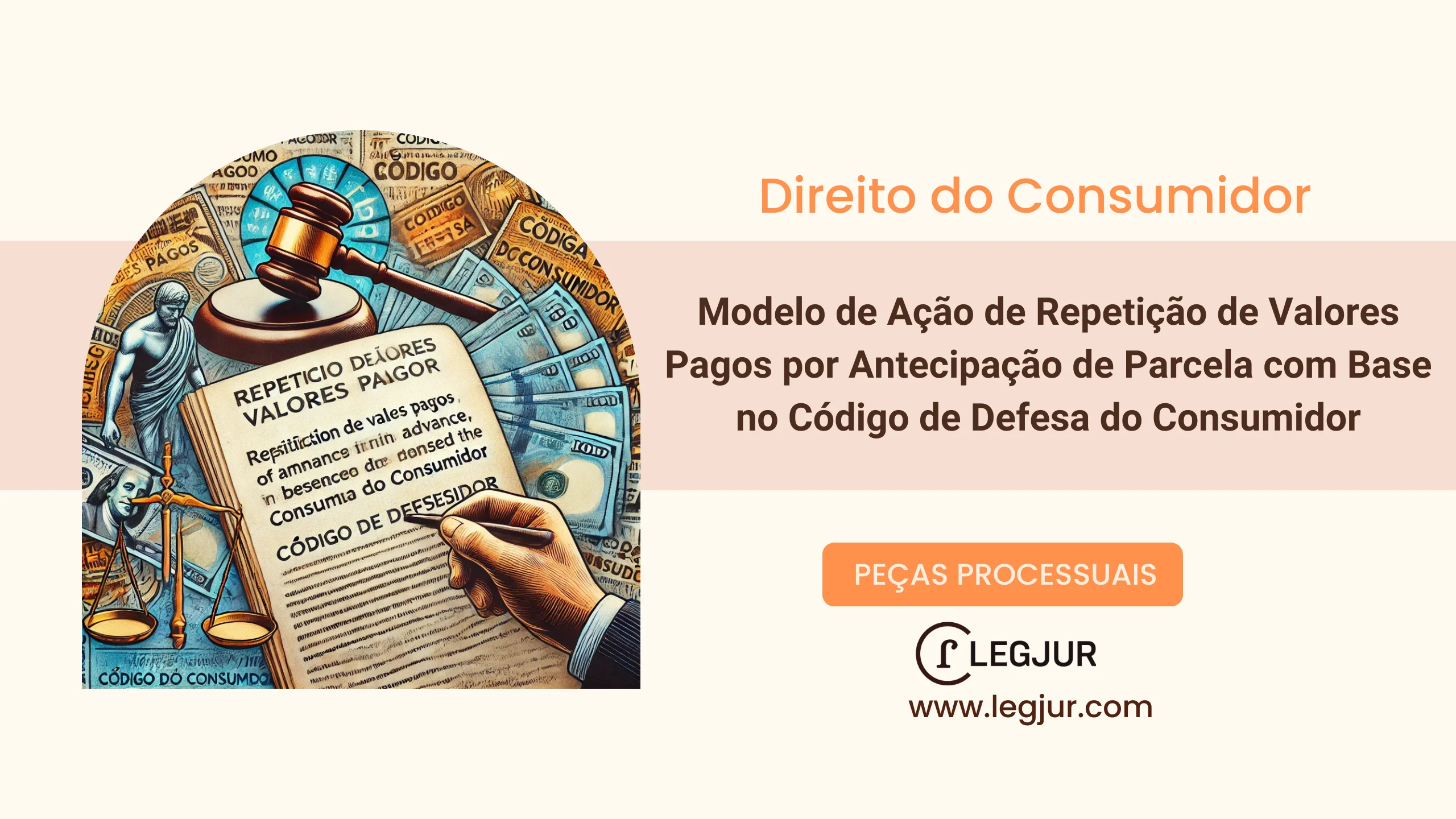 Modelo de Ação de Repetição de Valores Pagos por Antecipação de Parcela com Base no Código de Defesa do Consumidor