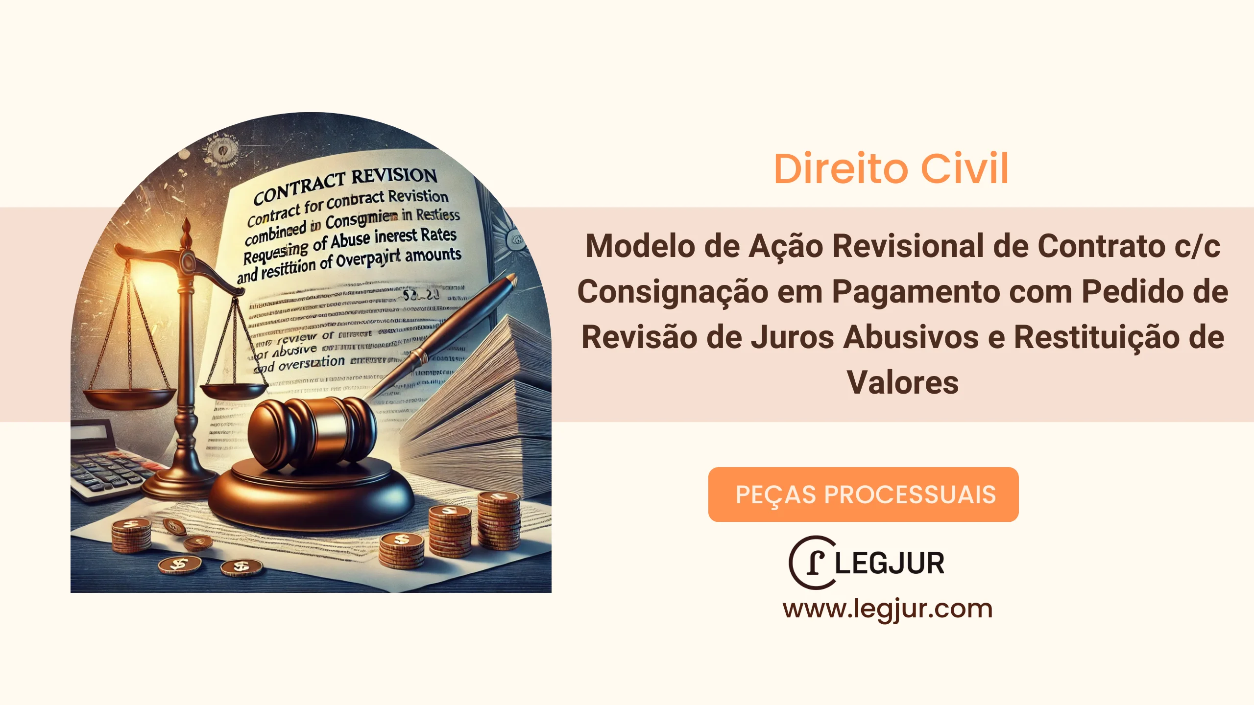 Modelo de Ação Revisional de Contrato c/c Consignação em Pagamento com Pedido de Revisão de Juros Abusivos e Restituição de Valores