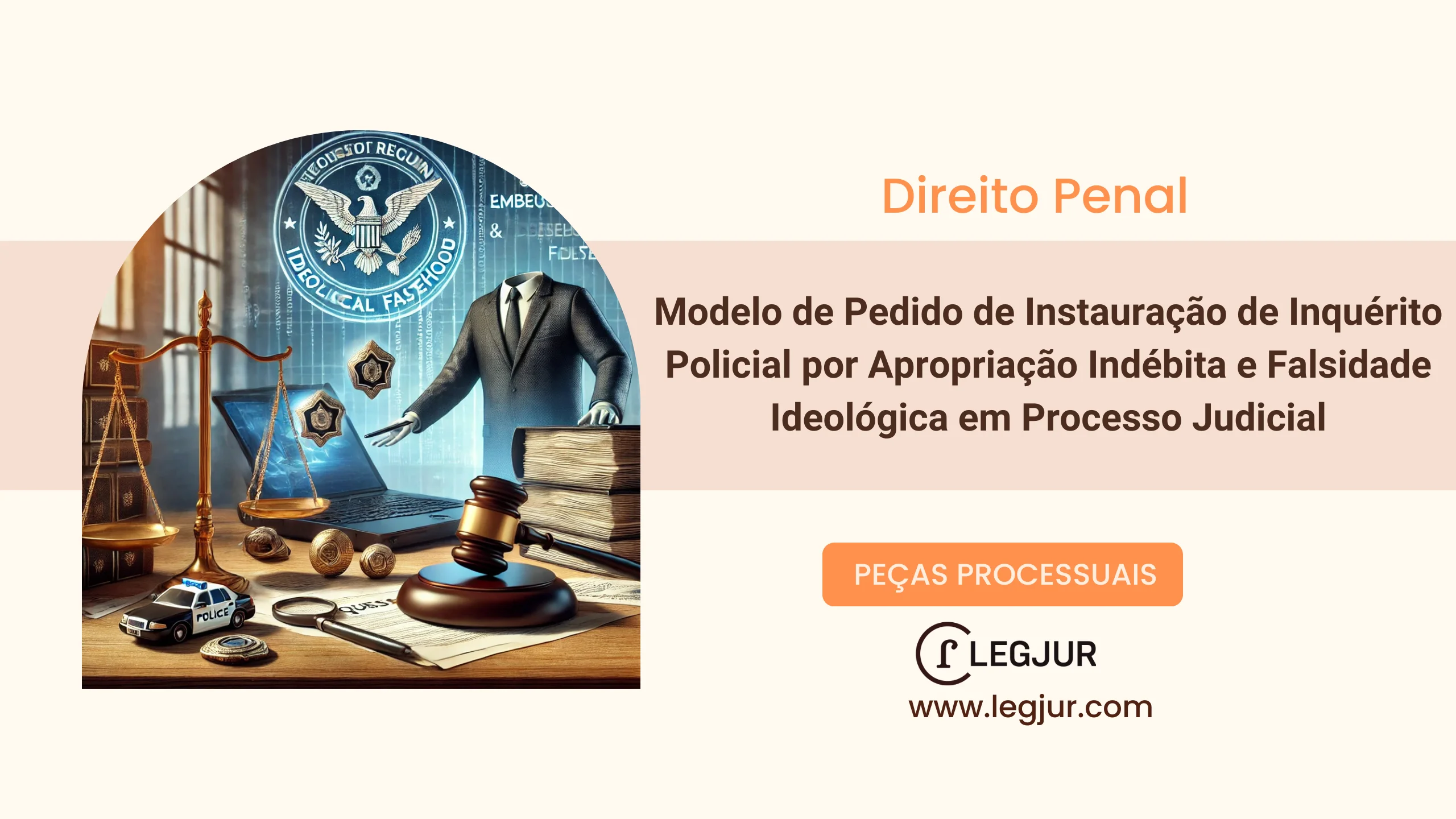 Modelo de Pedido de Instauração de Inquérito Policial por Apropriação Indébita e Falsidade Ideológica em Processo Judicial