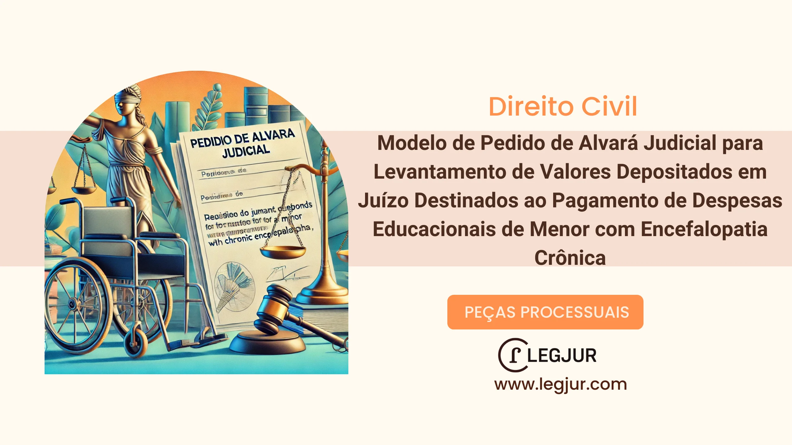 Modelo de Pedido de Alvará Judicial para Levantamento de Valores Depositados em Juízo Destinados ao Pagamento de Despesas Educacionais de Menor com Encefalopatia Crônica