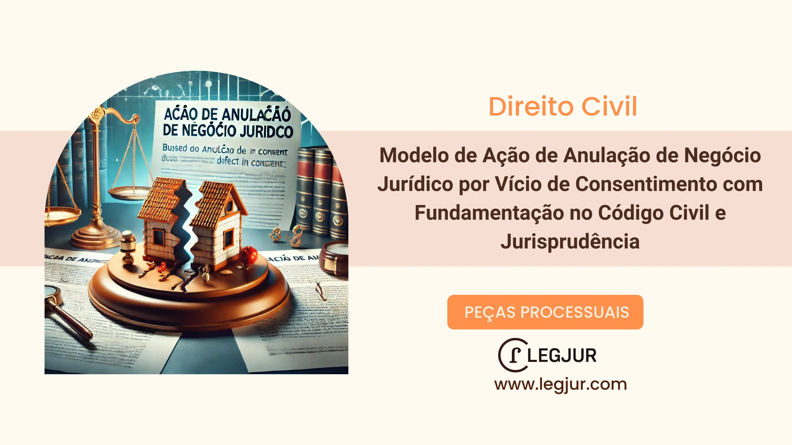 Modelo de Ação de Anulação de Negócio Jurídico por Vício de Consentimento com Fundamentação no Código Civil e Jurisprudência