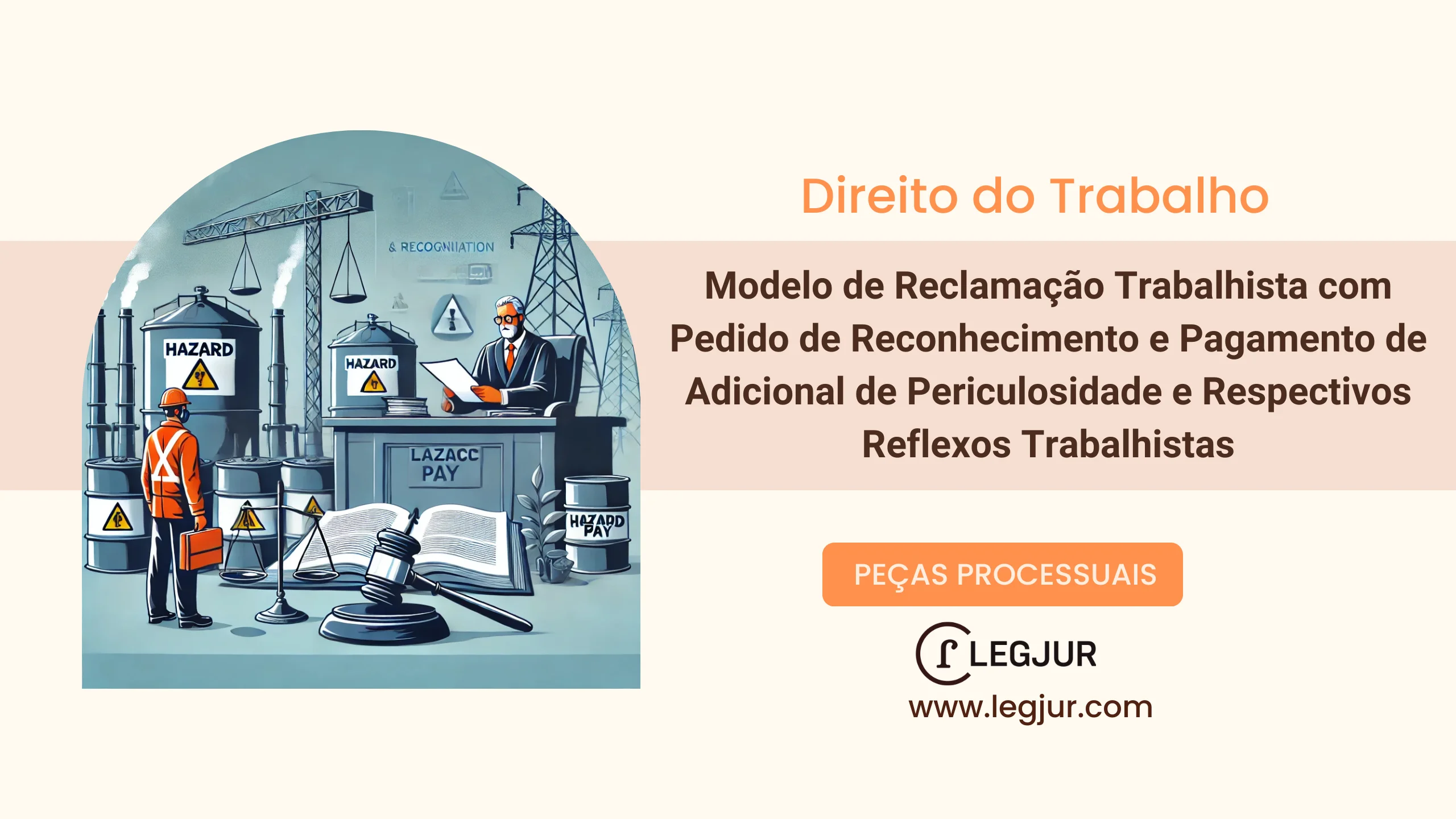 Modelo de Reclamação Trabalhista com Pedido de Reconhecimento e Pagamento de Adicional de Periculosidade e Respectivos Reflexos Trabalhistas