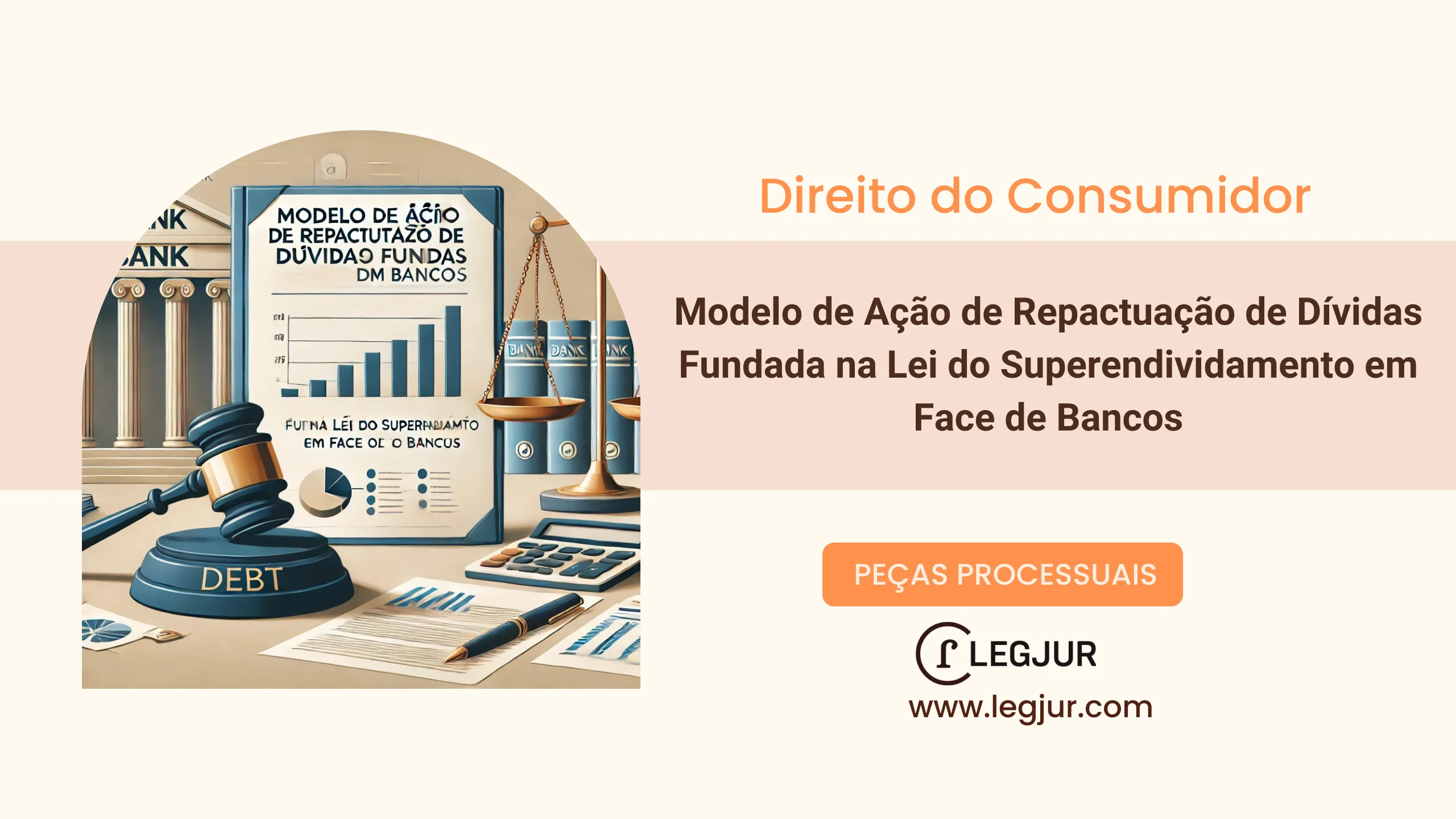 Modelo de Ação de Repactuação de Dívidas Fundada na Lei do Superendividamento em Face de Bancos