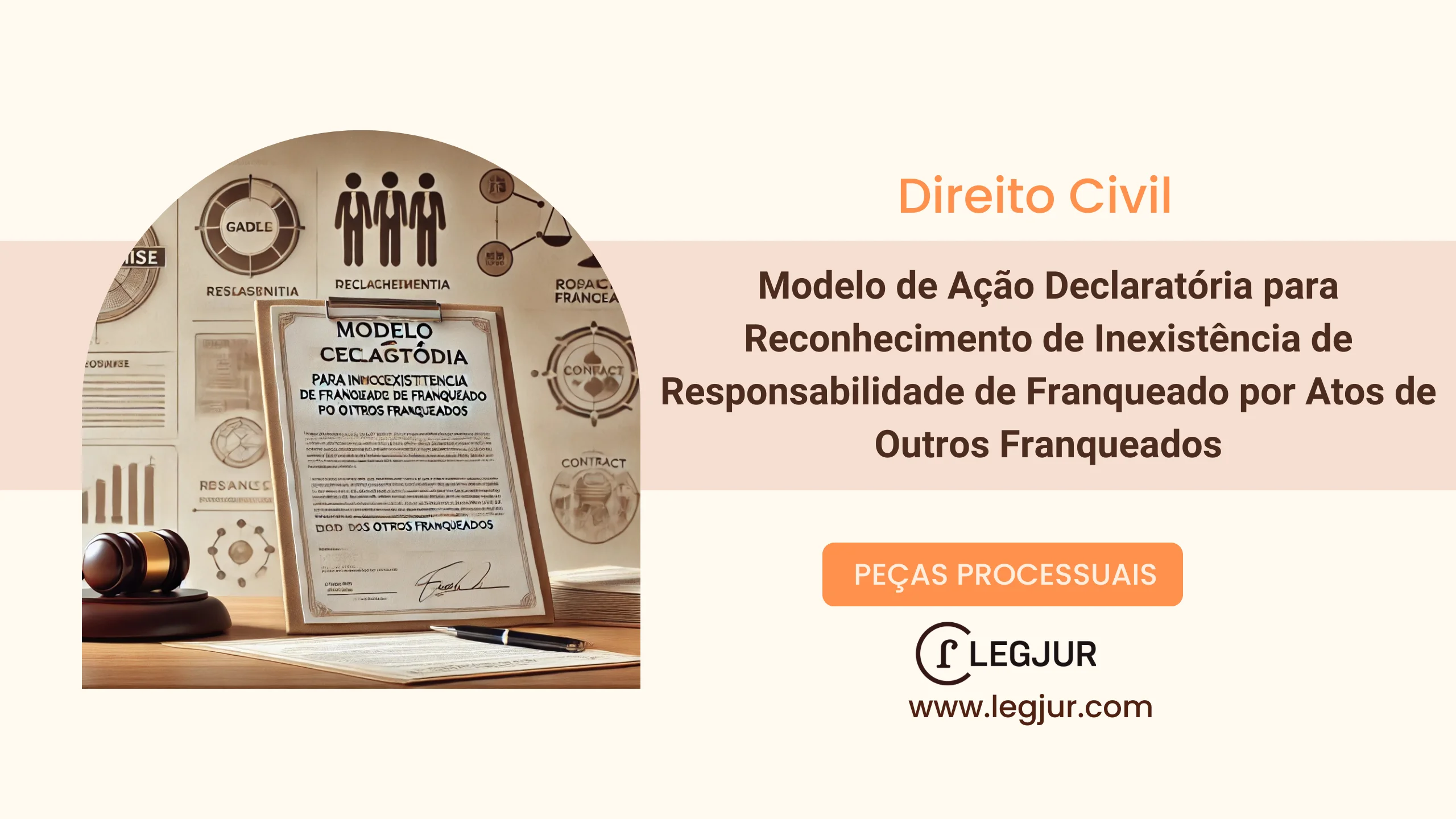 Modelo de Ação Declaratória para Reconhecimento de Inexistência de Responsabilidade de Franqueado por Atos de Outros Franqueados