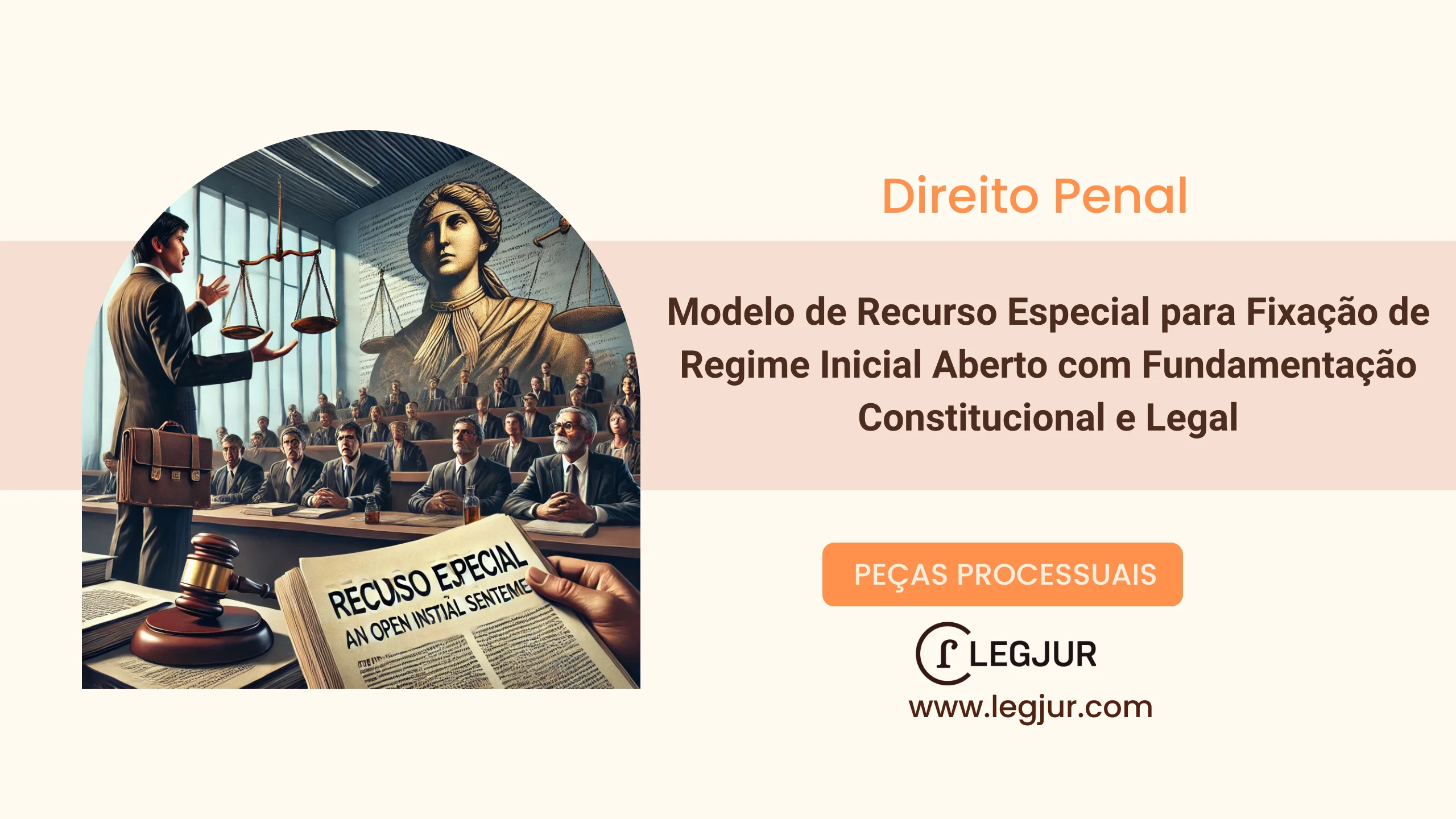 Modelo de Recurso Especial para Fixação de Regime Inicial Aberto com Fundamentação Constitucional e Legal