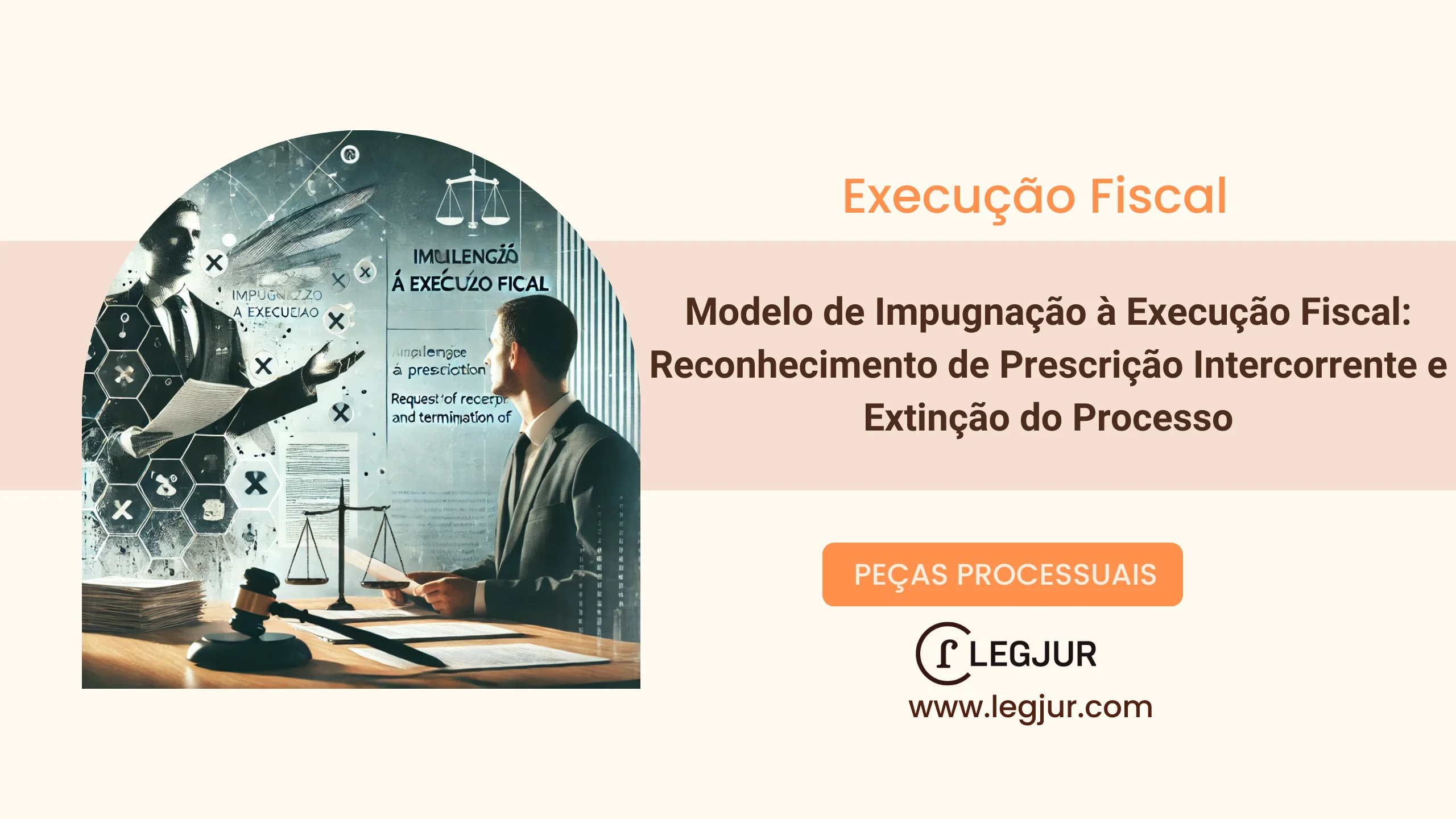 Modelo de Impugnação à Execução Fiscal: Reconhecimento de Prescrição Intercorrente e Extinção do Processo