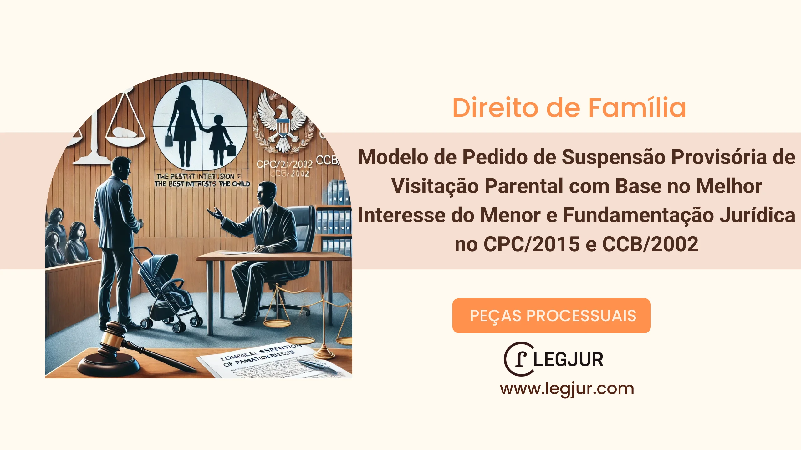 Modelo de Pedido de Suspensão Provisória de Visitação Parental com Base no Melhor Interesse do Menor e Fundamentação Jurídica no CPC/2015 e CCB/2002