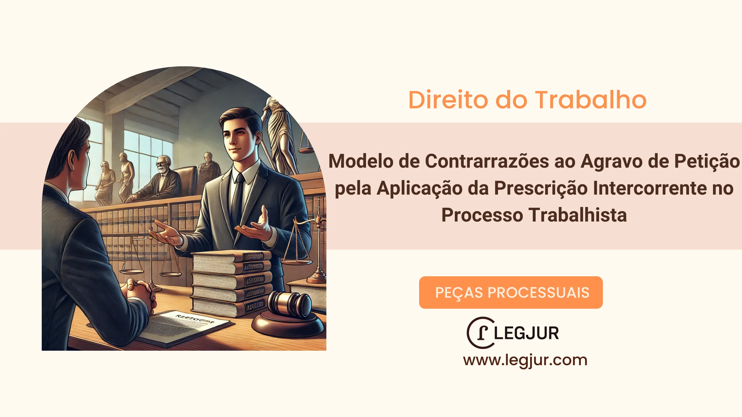 Modelo de Contrarrazões ao Agravo de Petição pela Aplicação da Prescrição Intercorrente no Processo Trabalhista