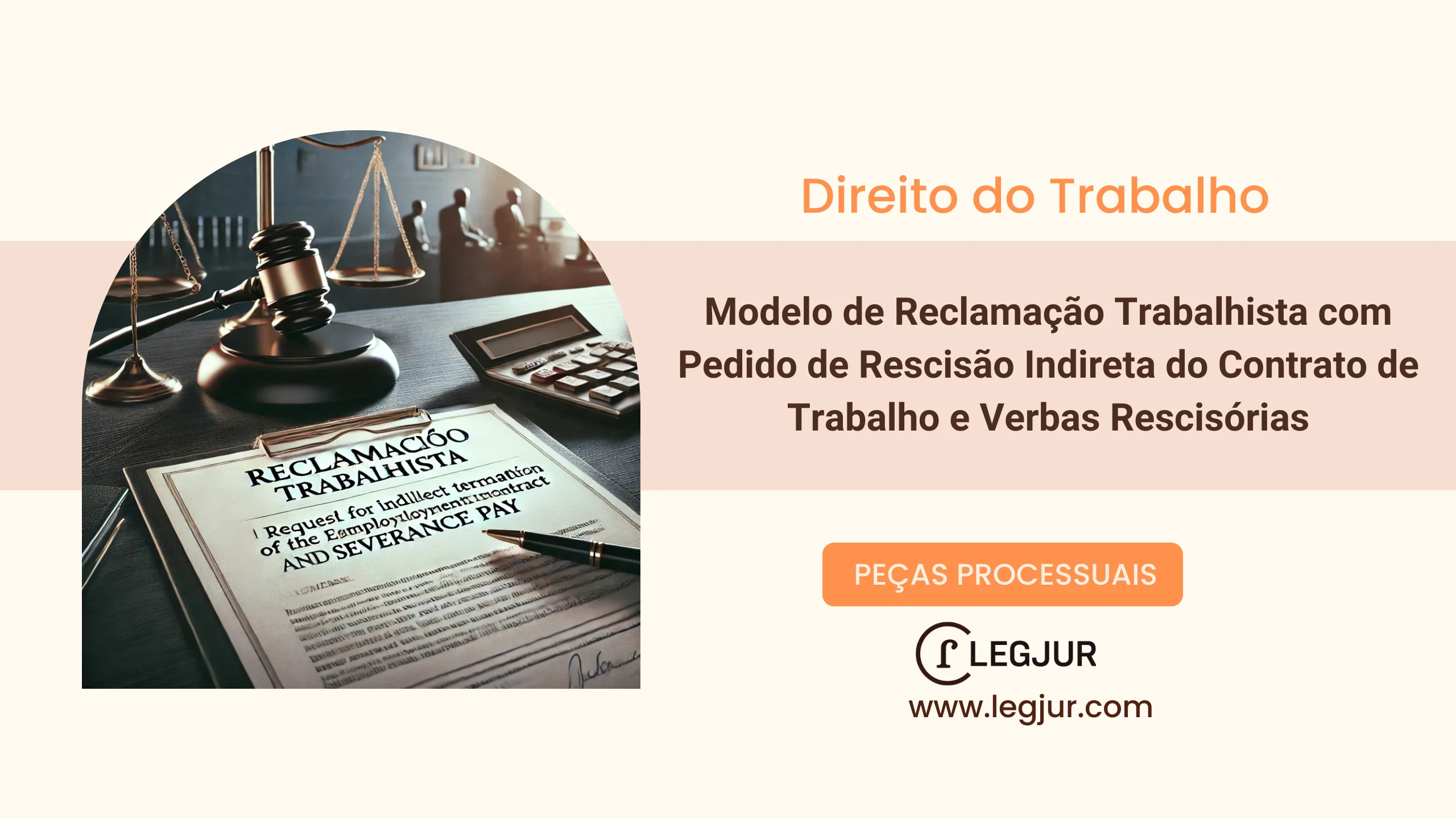 Modelo de Reclamação Trabalhista com Pedido de Rescisão Indireta do Contrato de Trabalho e Verbas Rescisórias