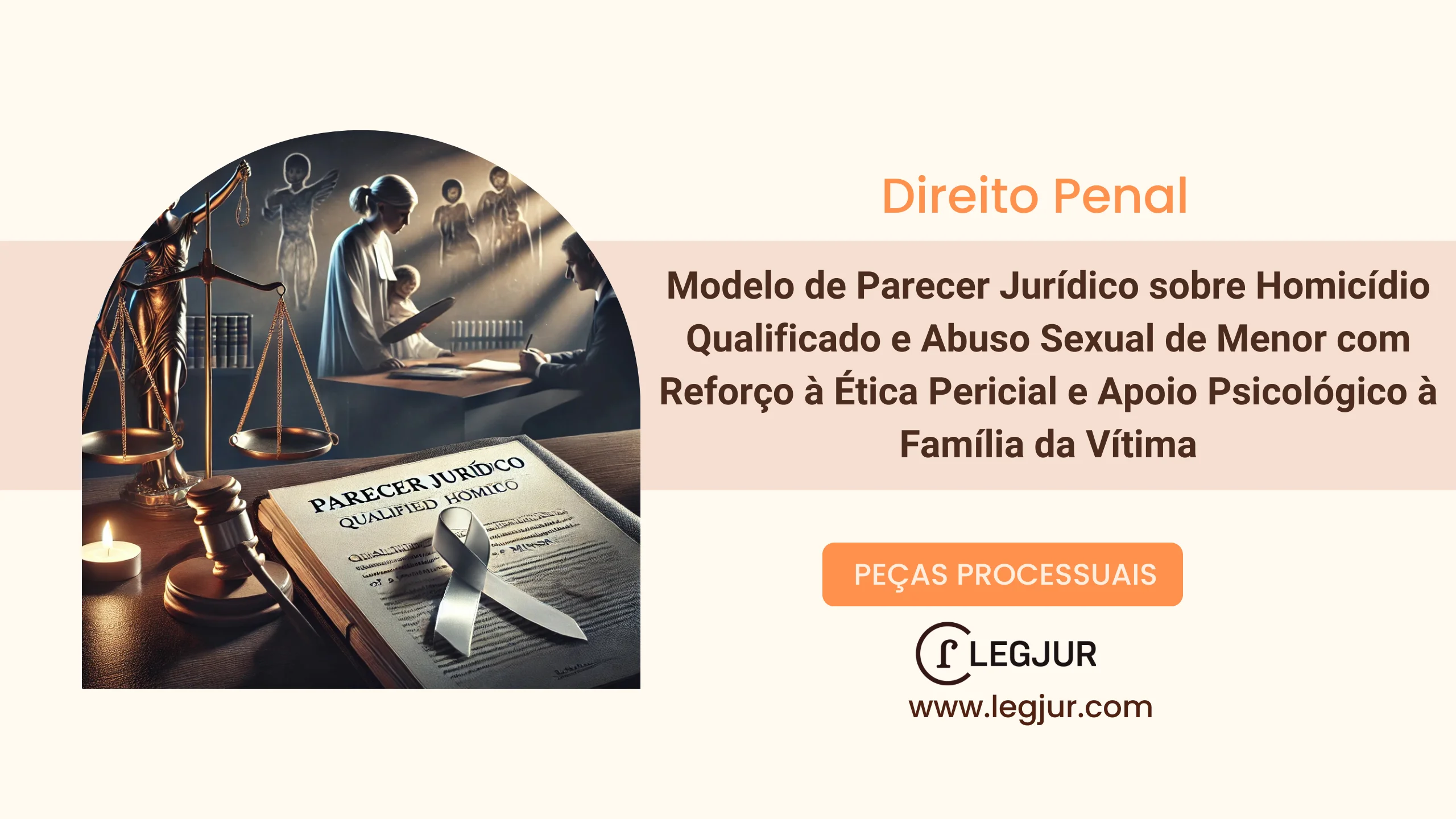 Modelo de Parecer Jurídico sobre Homicídio Qualificado e Abuso Sexual de Menor com Reforço à Ética Pericial e Apoio Psicológico à Família da Vítima