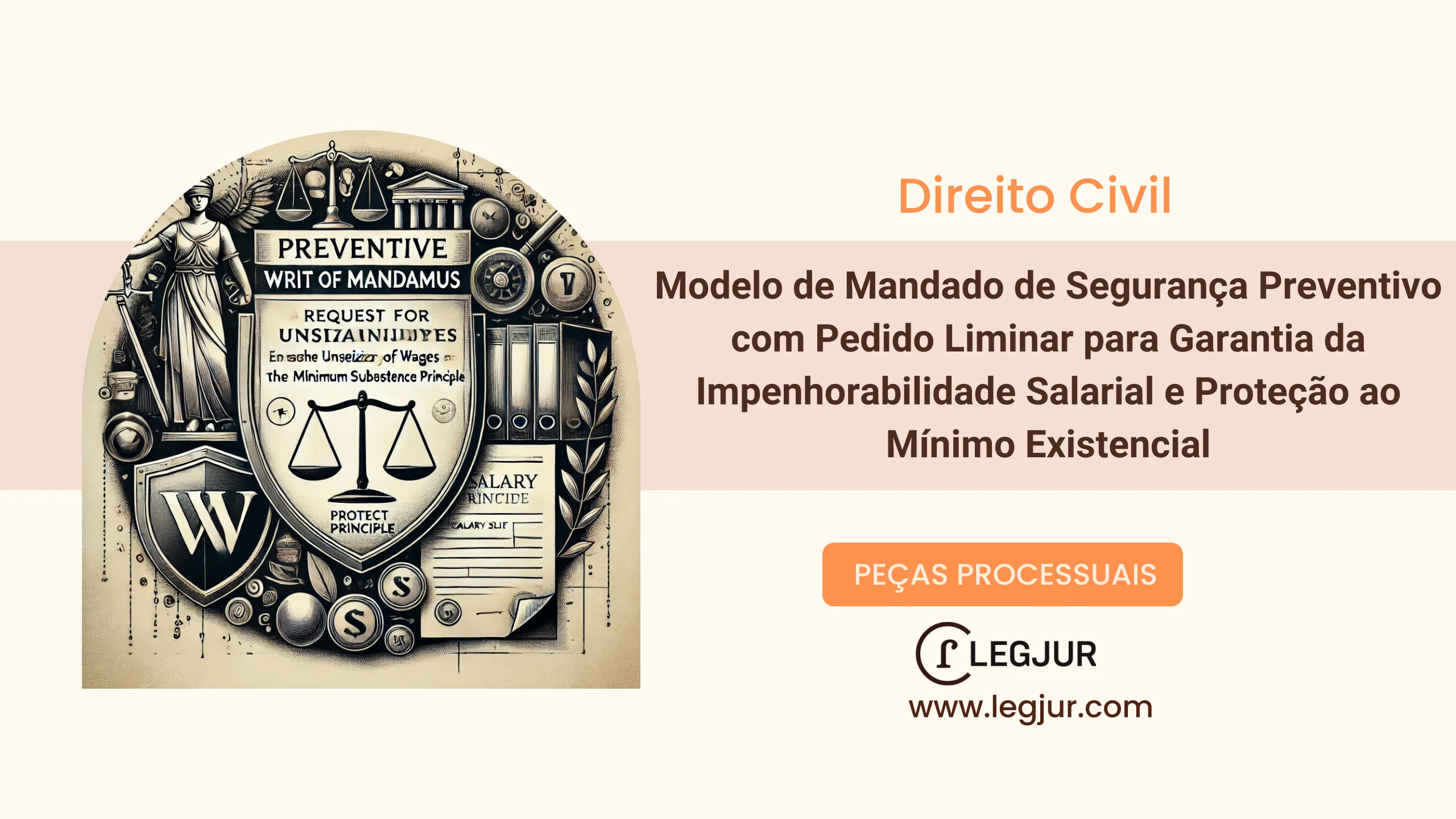 Modelo de Mandado de Segurança Preventivo com Pedido Liminar para Garantia da Impenhorabilidade Salarial e Proteção ao Mínimo Existencial