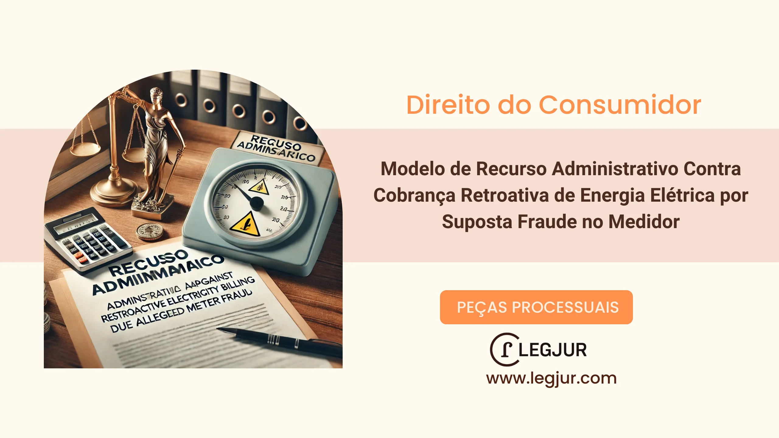 Modelo de Recurso Administrativo Contra Cobrança Retroativa de Energia Elétrica por Suposta Fraude no Medidor