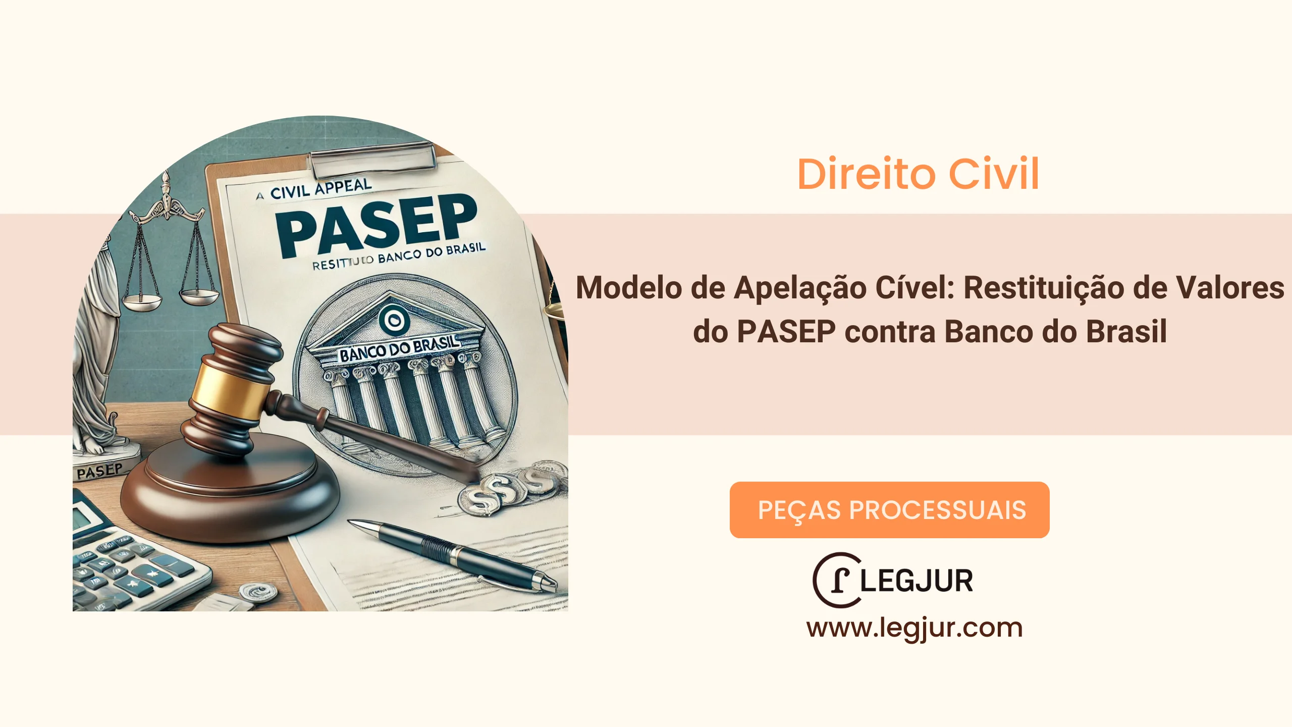 Modelo de Apelação Cível: Restituição de Valores do PASEP contra Banco do Brasil