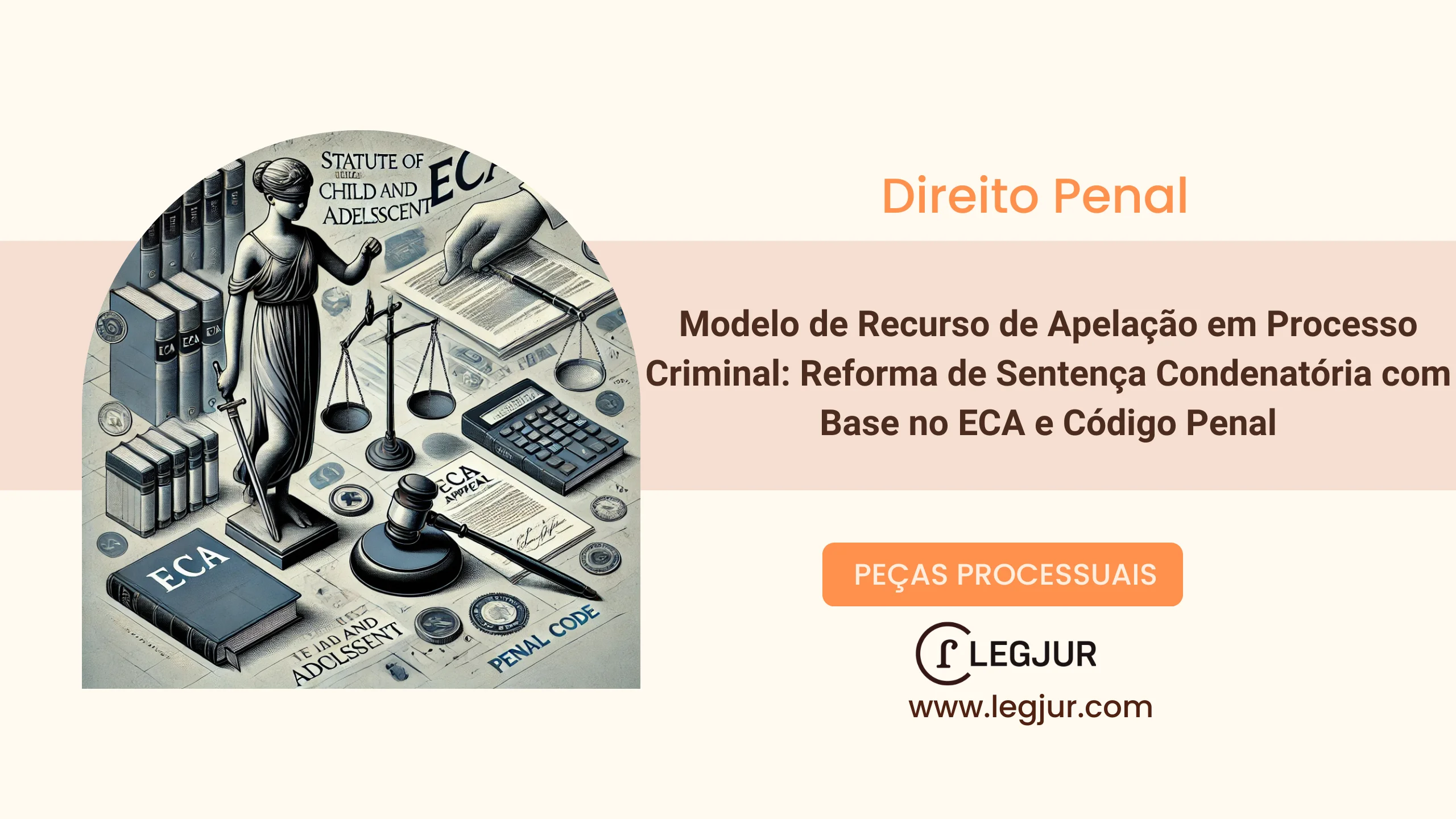 Modelo de Recurso de Apelação em Processo Criminal: Reforma de Sentença Condenatória com Base no ECA e Código Penal