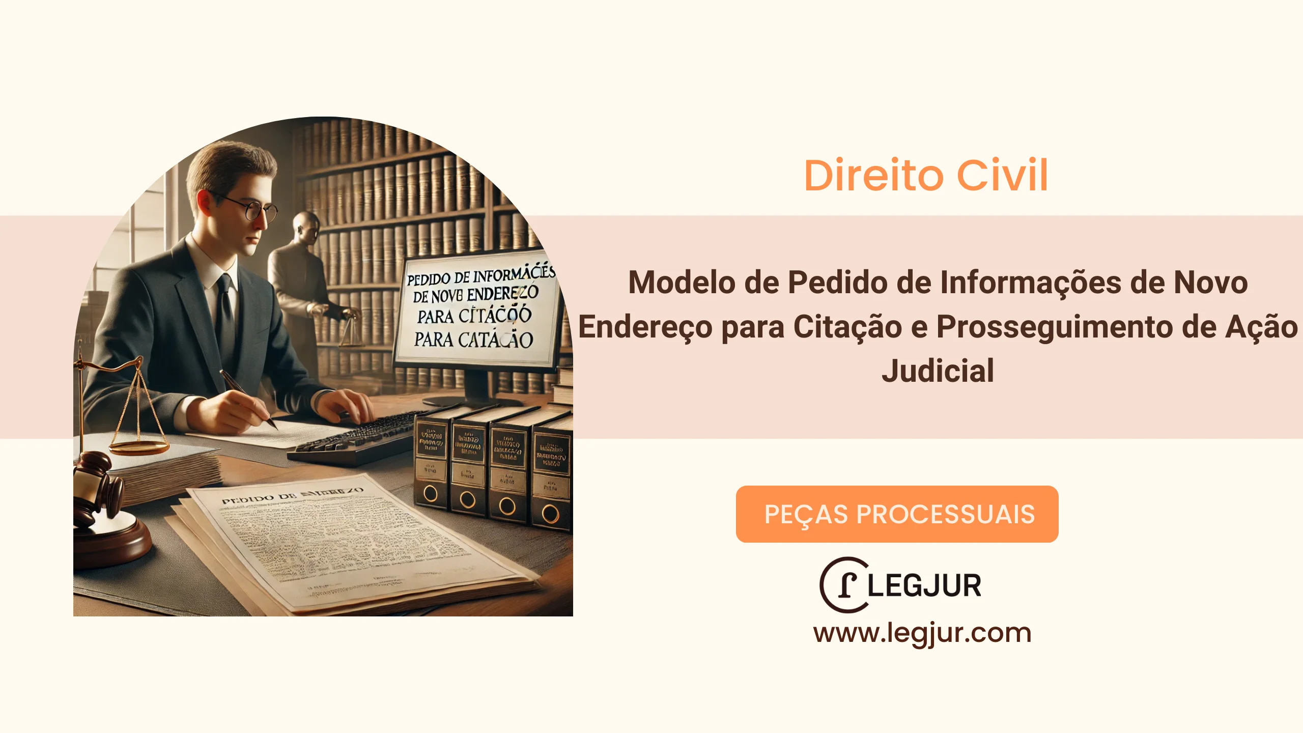 Modelo de Pedido de Informações de Novo Endereço para Citação e Prosseguimento de Ação Judicial