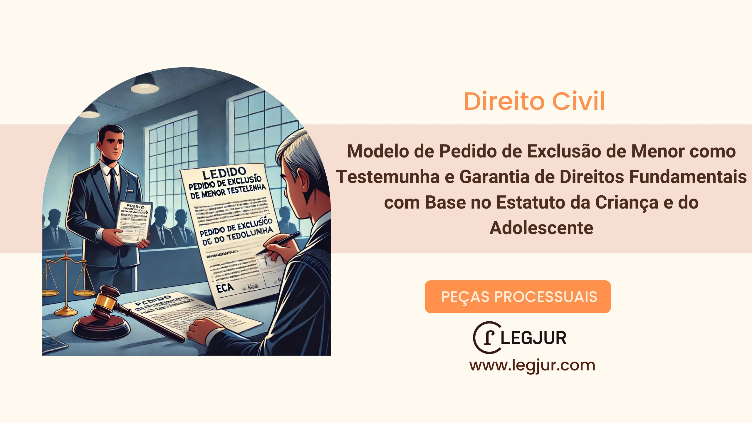 Modelo de Pedido de Exclusão de Menor como Testemunha e Garantia de Direitos Fundamentais com Base no Estatuto da Criança e do Adolescente