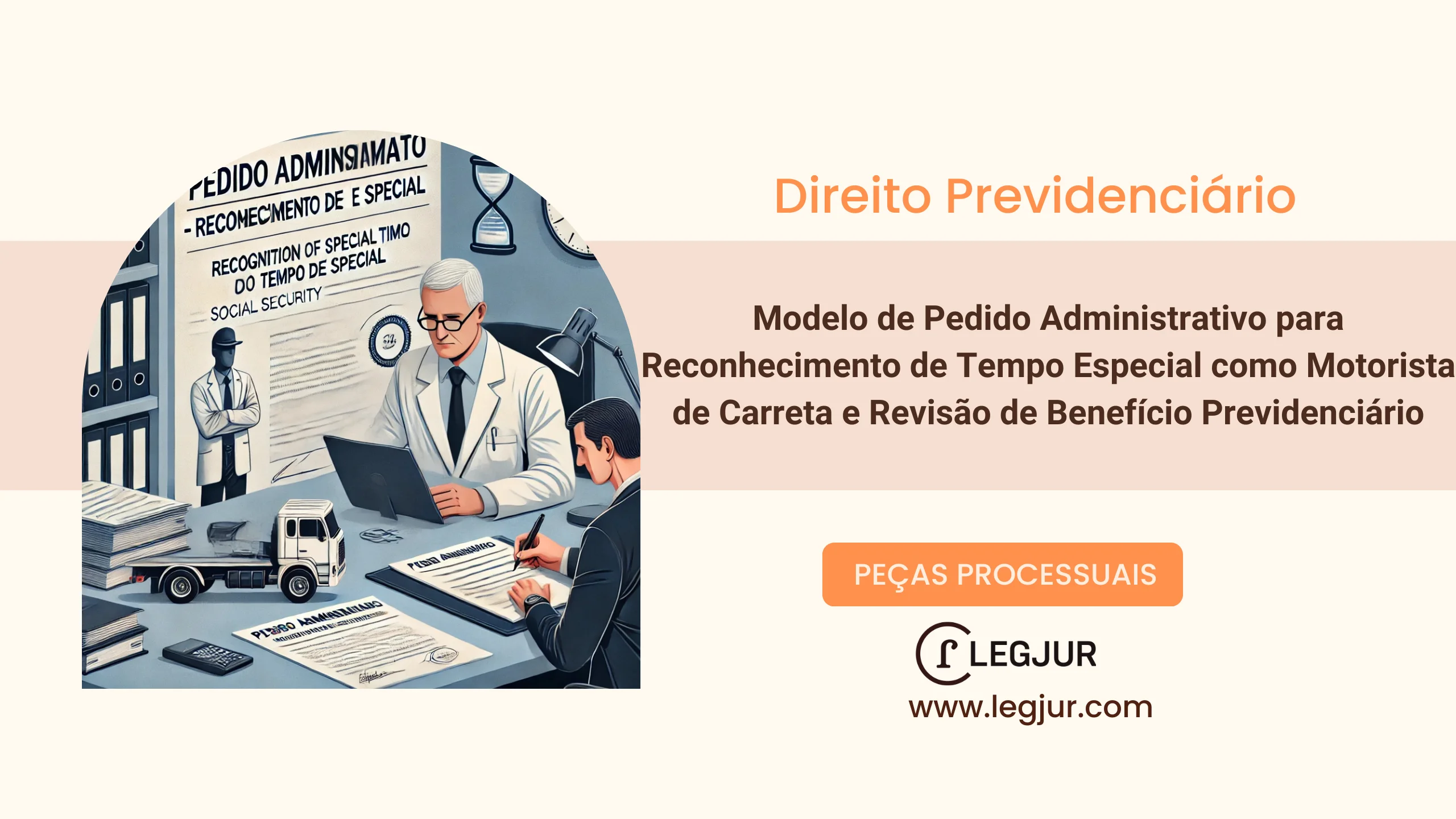 Modelo de Pedido Administrativo para Reconhecimento de Tempo Especial como Motorista de Carreta e Revisão de Benefício Previdenciário