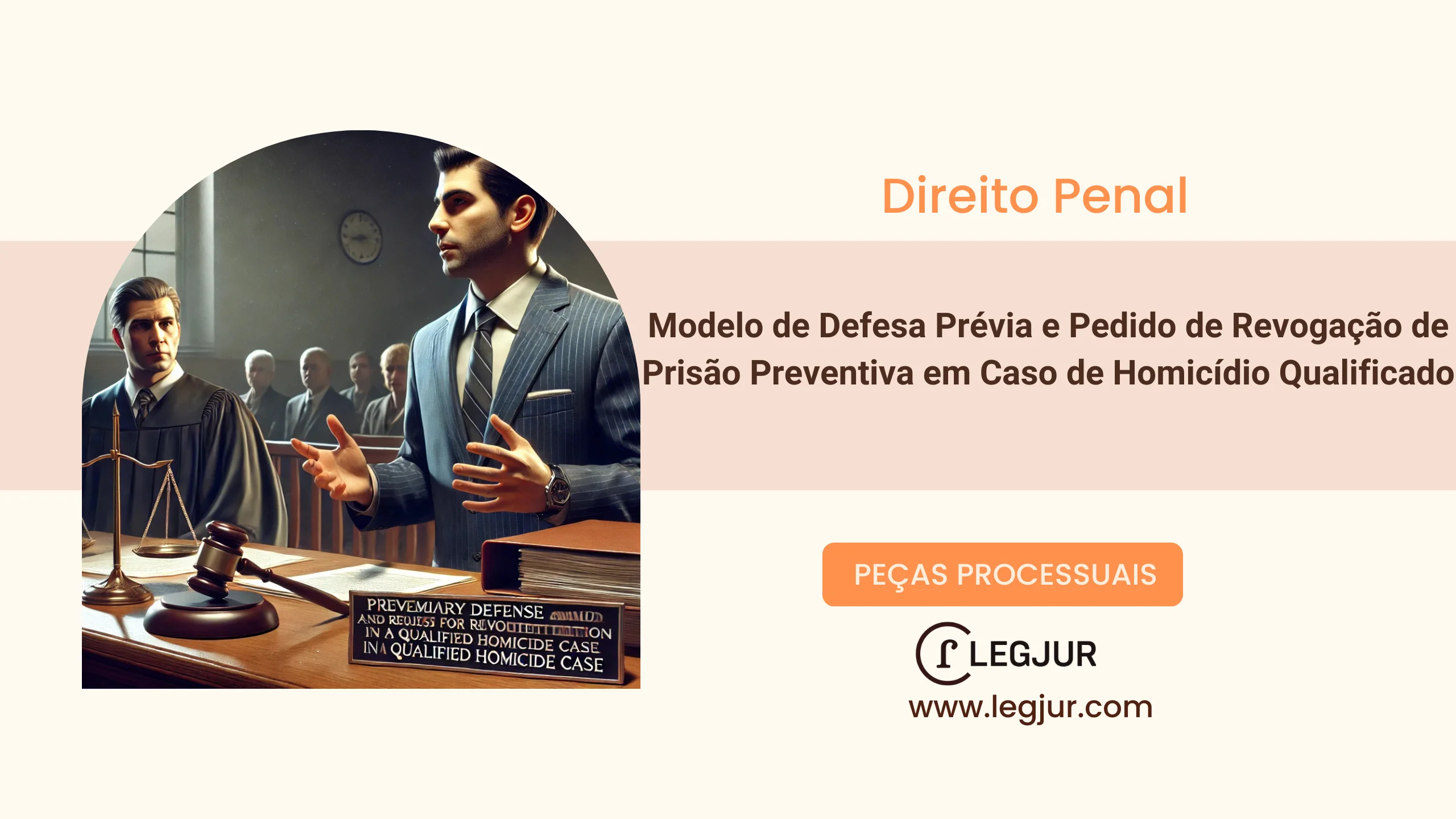 Modelo de Defesa Prévia e Pedido de Revogação de Prisão Preventiva em Caso de Homicídio Qualificado