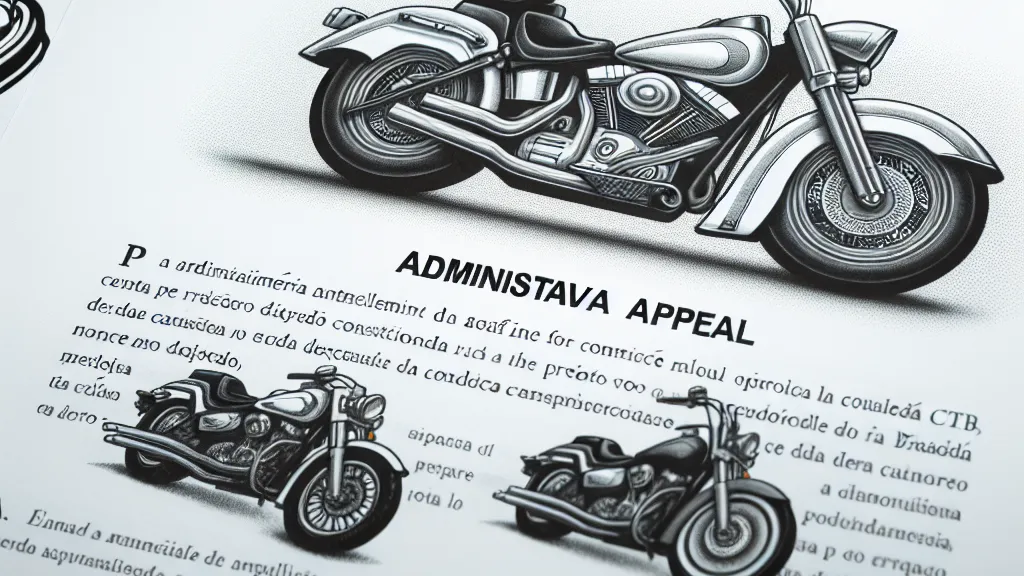 Modelo de Recurso Administrativo para Anulação de Multa de Trânsito por Escapamento Livre em Motocicleta com Base no CTB e Princípios Constitucionais