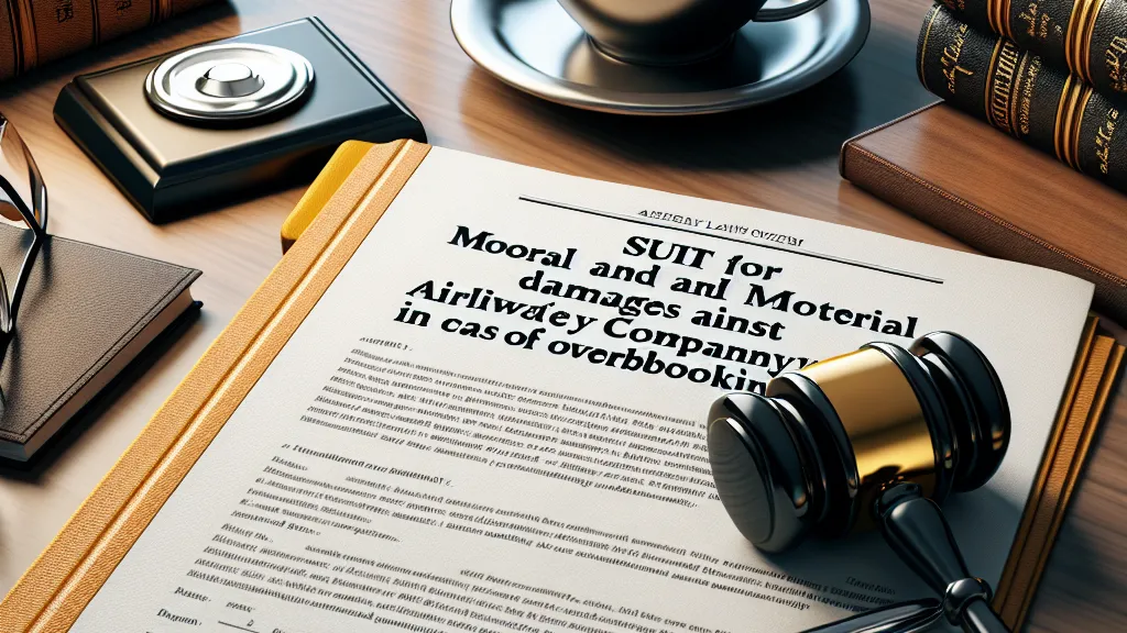 Modelo de Ação de Indenização por Danos Morais e Materiais contra Companhia Aérea em Caso de Overbooking