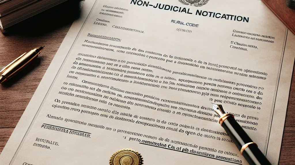 Modelo de Notificação Extrajudicial para Reconhecimento de Direitos Sucessórios sobre Imóvel Rural com Base no Código Civil Brasileiro