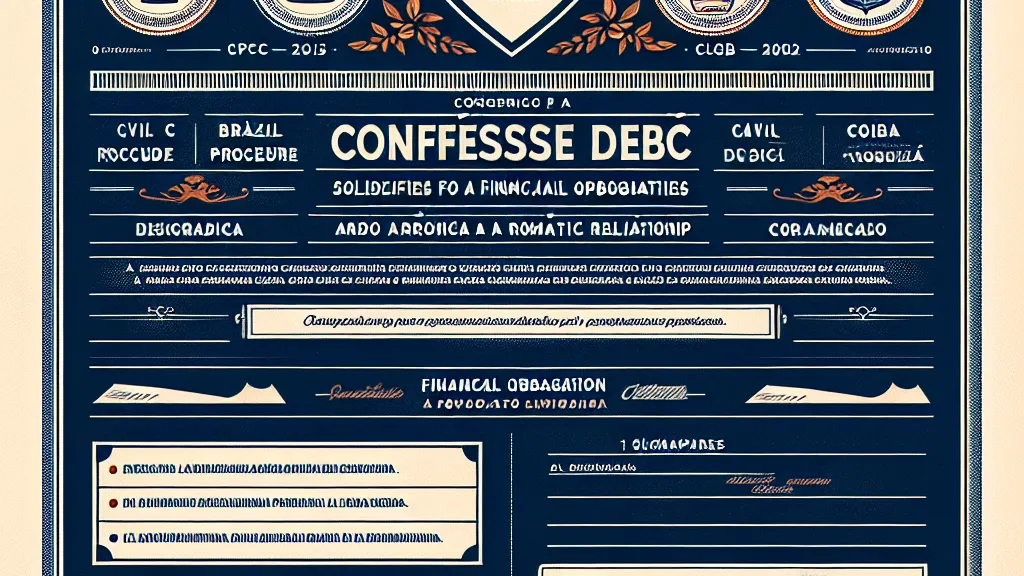 Modelo de Ação de Reconhecimento e Confissão de Dívida: Formalização de Obrigações Financeiras decorrentes de Relacionamento Amoroso com Base no CPC/2015 e CCB/2002