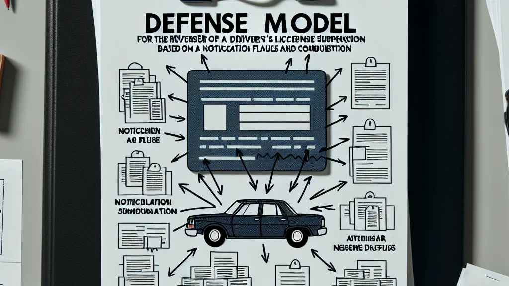 Modelo de Defesa Administrativa para Reversão de Suspensão de CNH com Base em Falhas de Notificação e Contraditório
