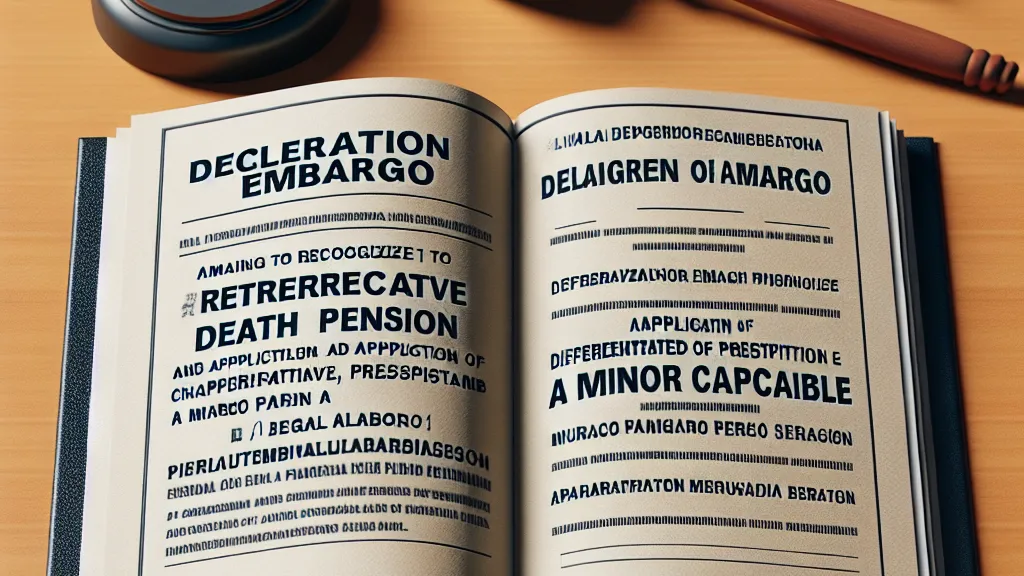 Modelo de Embargos de Declaração para Reconhecimento do Direito à Retroação de Pensão por Morte e Aplicação da Prescrição Diferenciada para Menor Incapaz